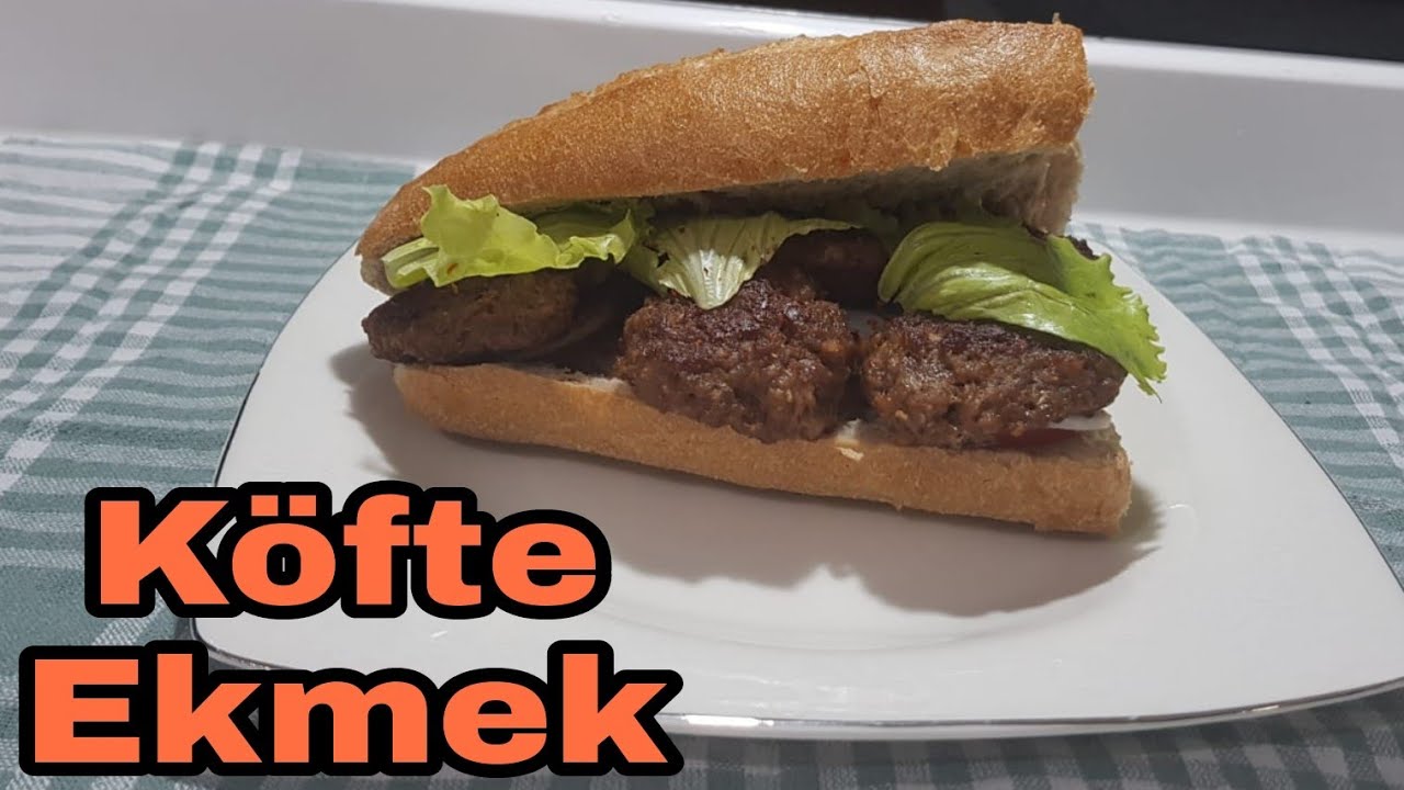 Evde Köfte Ekmek Tarifi !!! Köftenin Sırrını Veriyoruz ???? 3 Malzemeli Çok Pratik ????