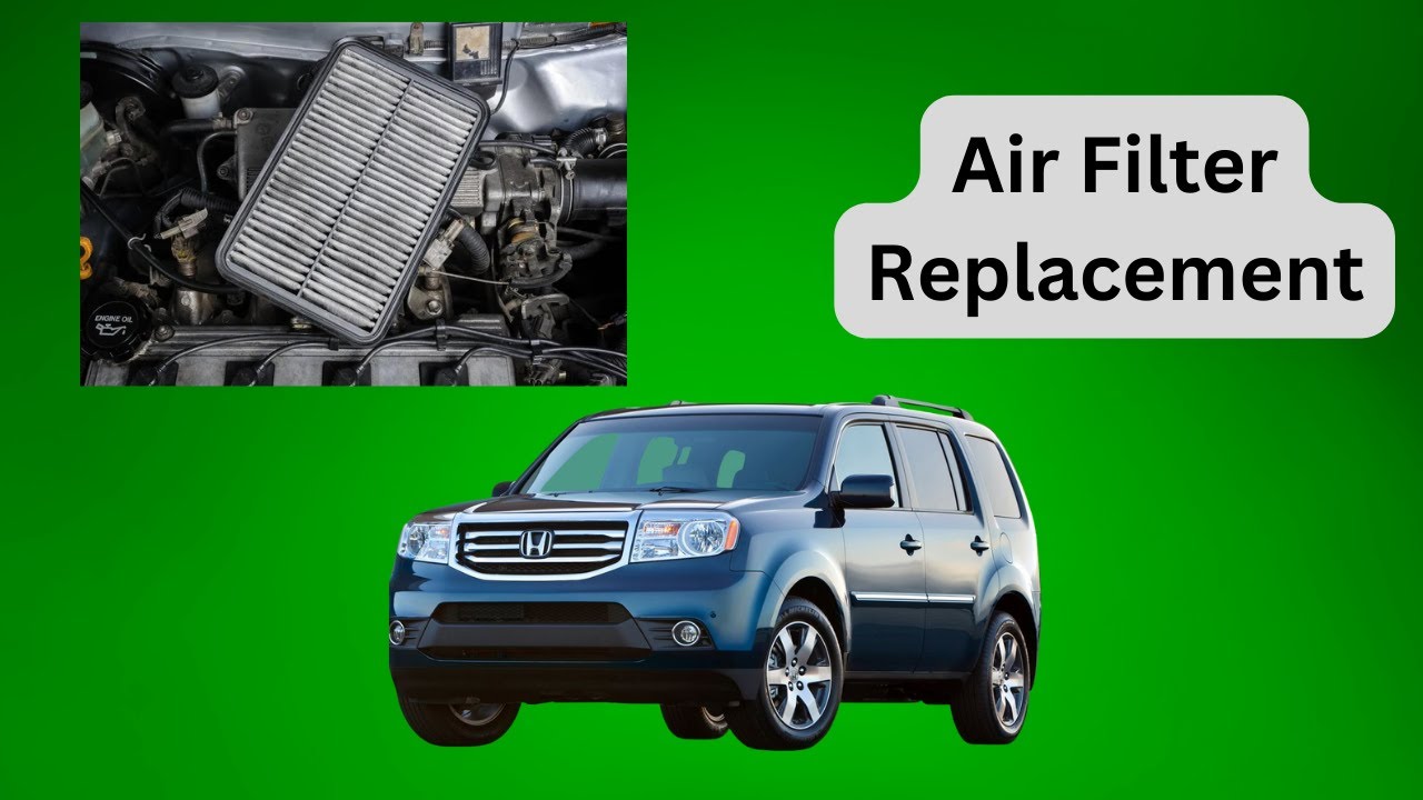 Engine Air Filter Replacement: Honda Pilot 2009 - 2015 - YouTube