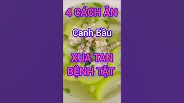 4 Cách Ăn Canh Bầu Xua Tan Bệnh Tật #dinhduong #health #suckhoe