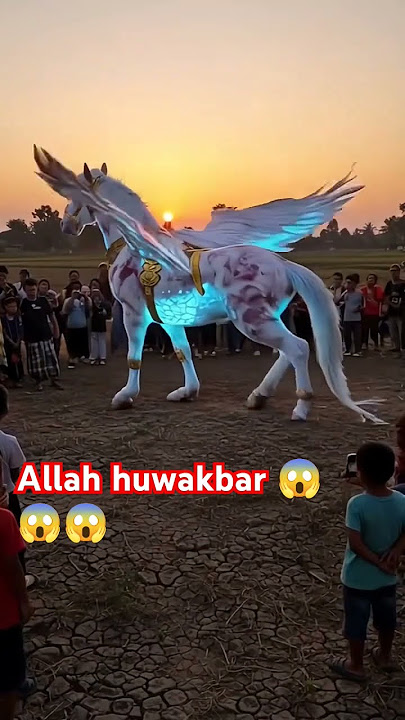 The Viral Horse That Got Too Religious 😨 #allahhuwakbar #shorts