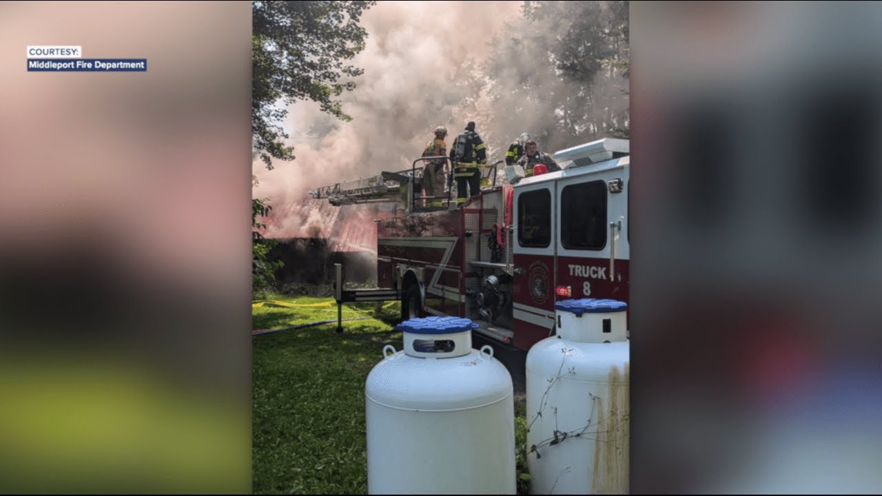Home deemed total loss after fire in Niagara County - YouTube
