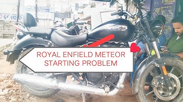 ROYAL ENFIELD BS6 METEOR 350 STARTING PROBLEM/METRO KA STARTING PROBLEM KAISE SOLVE KAREN
