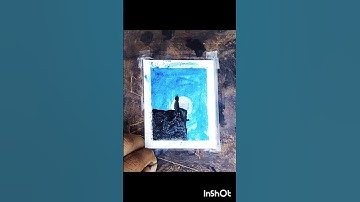 Thumbnail of Satisfying Painting with Rainbow Colors Using a Make-up Brush! #artistomg #art #shortsart