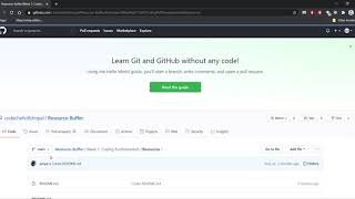 GitHub Tutorial for Resource Buffer