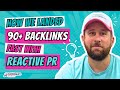 Digital PR Case Study:How We Landed 90+ Backlinks from One Reactive PR Campaign