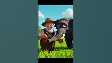 "किसान और हाथी की दोस्ती 🐘🌾 | Moral Story | 3D Animated Short Story in Hindi | Farmer and Elephant