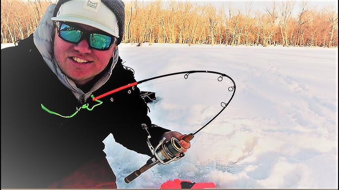 DIY Spinning Ice Fishing Rod 