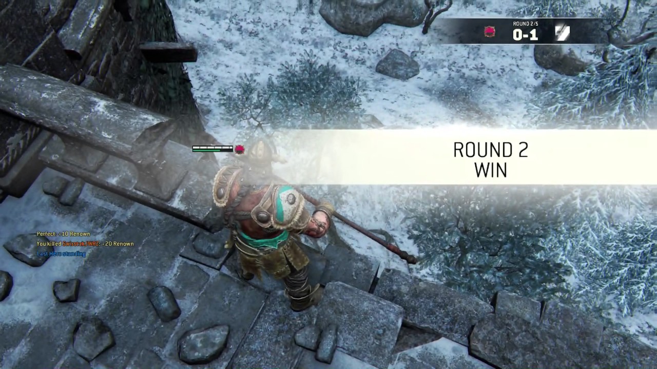 For Honor - Throwing people off cliffs (trolling)