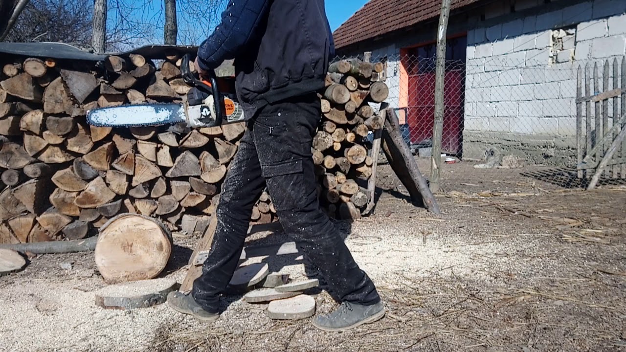 Stihl ms 880 088 vs stihl ms 260 - YouTube