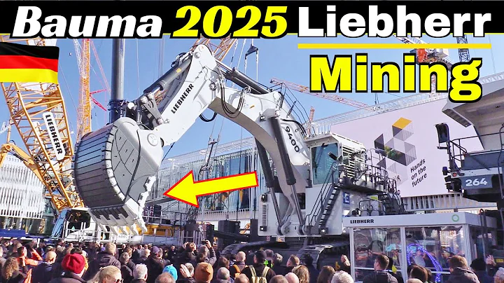 Liebherr Mining Giants Machines at Bauma 2025 - T 264 Electric Truck (240t) & R 9400 E Bagger (400t)