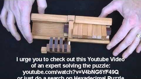 Hexadecimal Puzzle 2013 - limited production run of 190 pcs