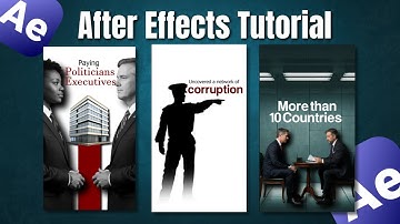 After effects live editing tutorial | Edit reel in after effects tutorial | Minimalist reel editing