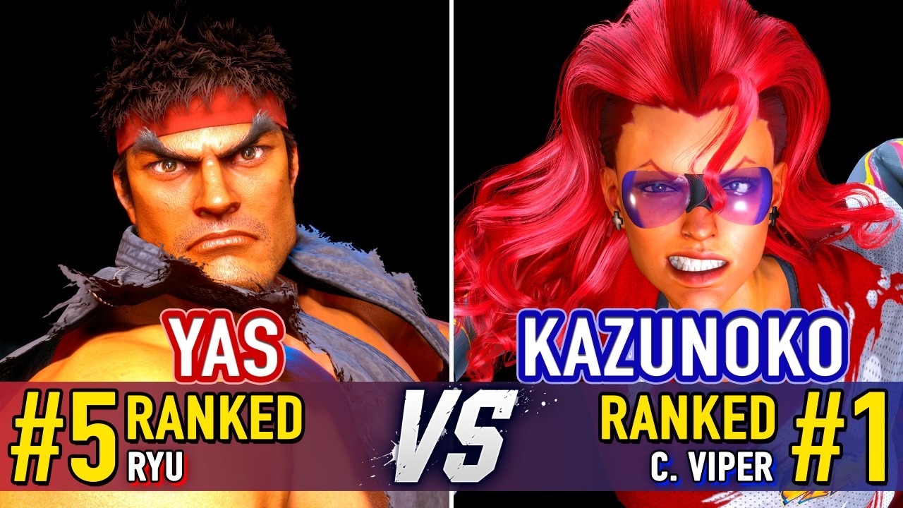やすんご様 SF6 🤜 YAS (#5 Ranked Ryu) vs KAZUNOKO (#1 Ranked C. Viper) 🤛 SF6