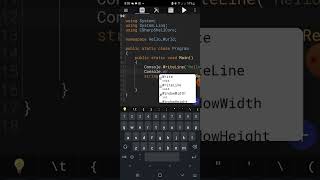 How to Code on Android phone using c# shell.net