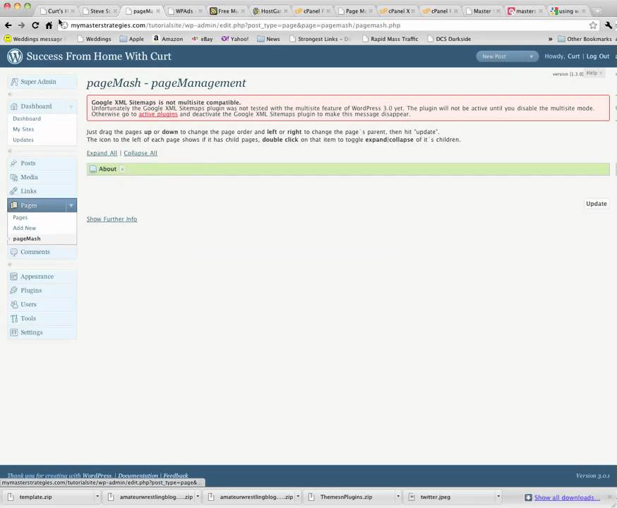 how to use the pagemash plugin for wordpress part 1 youtube