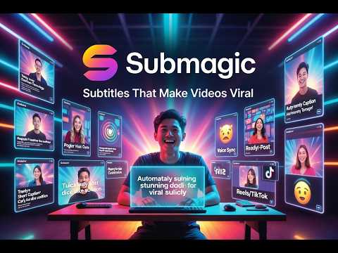 Submagic: Лучший AI-инструмент для захватывающих субтитров.