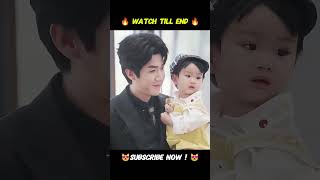 The Cold CEO's First Time Babysitting Turns Into Complete Chaos. #drama #cdrama #shorts #funny