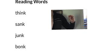 Reading Words with Glued Sounds