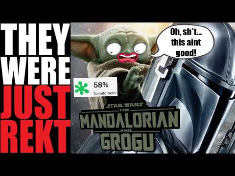 YouTube thumbnail: HAHAHA: Mandalorian &amp; Grogu reviews have dropped, and it's WORSE than we expected