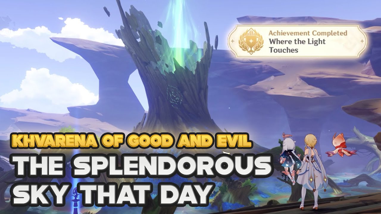 The Splendorous Sky That Day | Khvarena of Good and Evil | Genshin ...