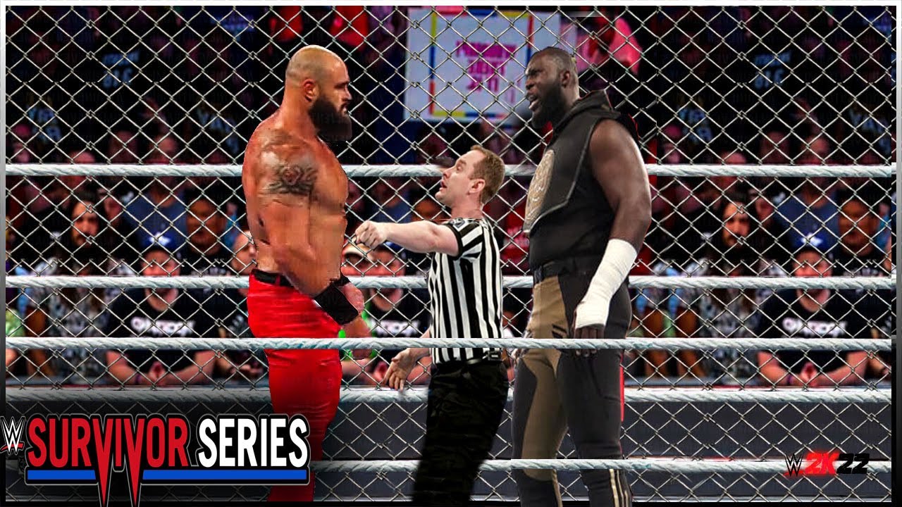 FULL MATCH - Omos vs. Braun strowman - Steel Cage Match | WWE Survivor Series 2022