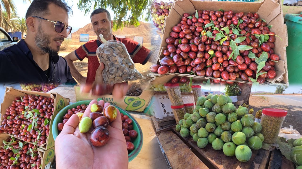 الزفزوف فاكهة موسمية لذيذة الكرموس إقليم بركان 