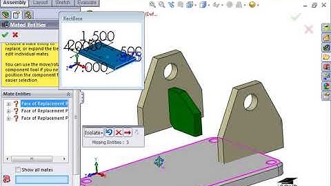 6 . 5 Replace Mate Entities