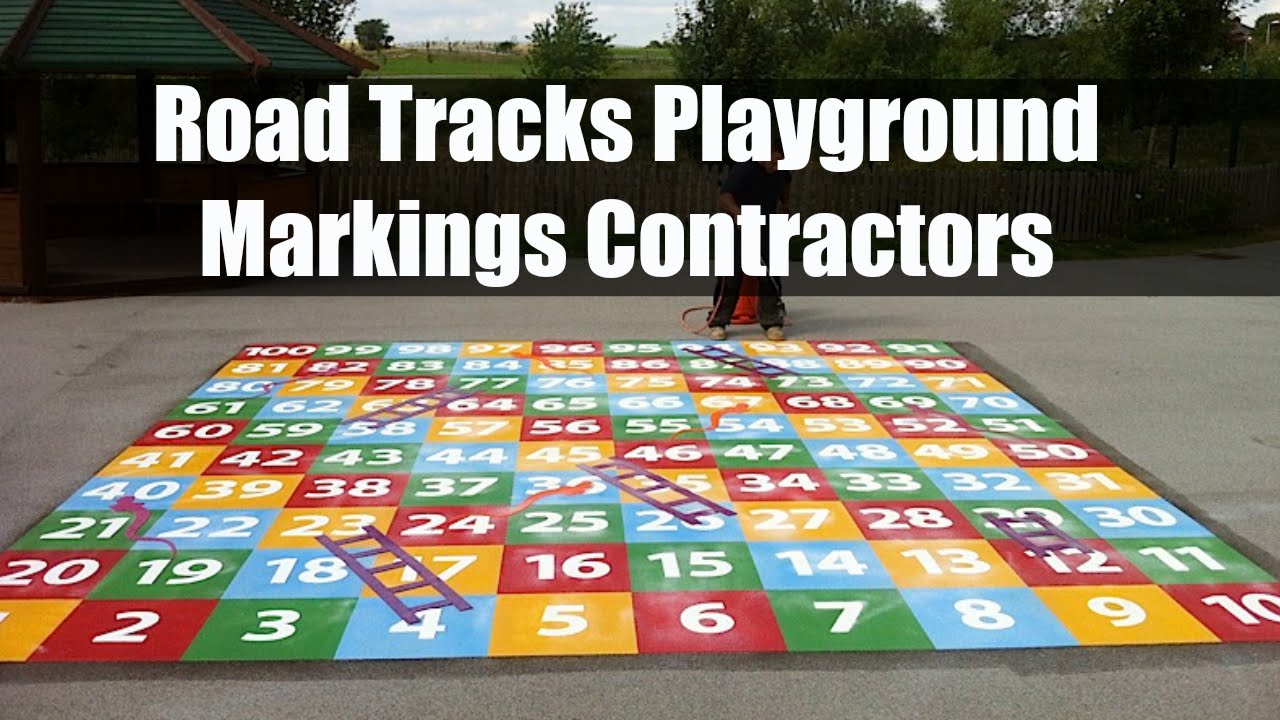 Road Tracks Playground Markings Contractors YouTube