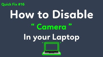 How to disable camera in your Laptop | Camera disable in Dell Laptop | Disable the camera in laptop