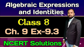 Bihar Board - Class 8 Maths Chapter 9 Ex 9.3 | Algebraic Expressions Class 8 NCERT