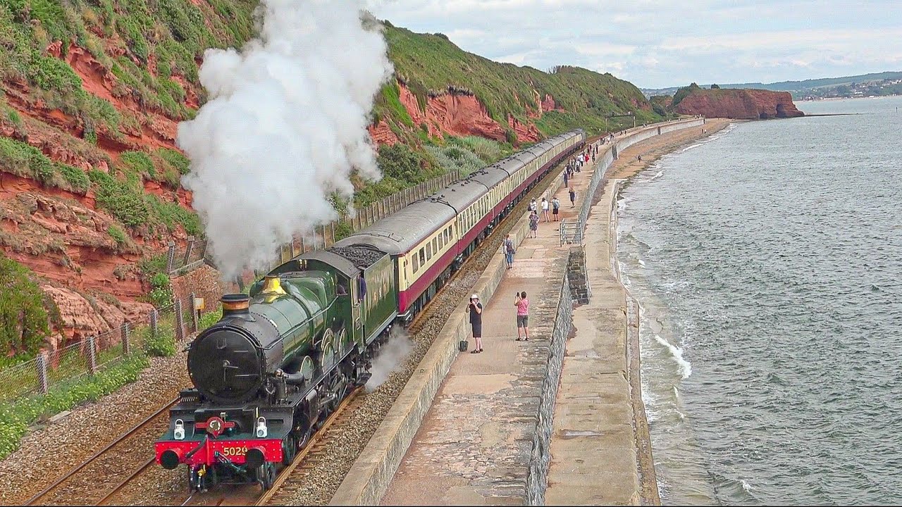 5029 Nunney Castle Breaks the Sound Barrier up Torre Bank on it's Unassisted Run to Kingswear! 