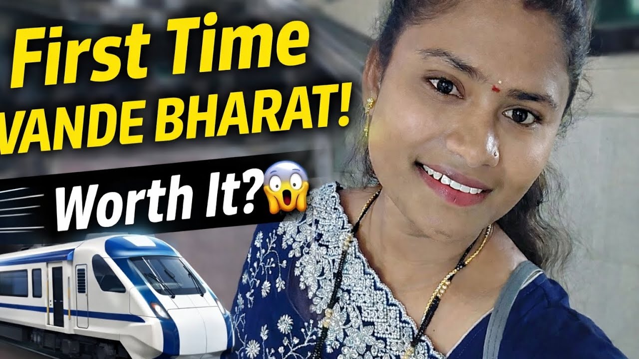🚄 Vande Bharat journey = speed, comfort & pride 🇮🇳✨First time experience… simply wow! 😍