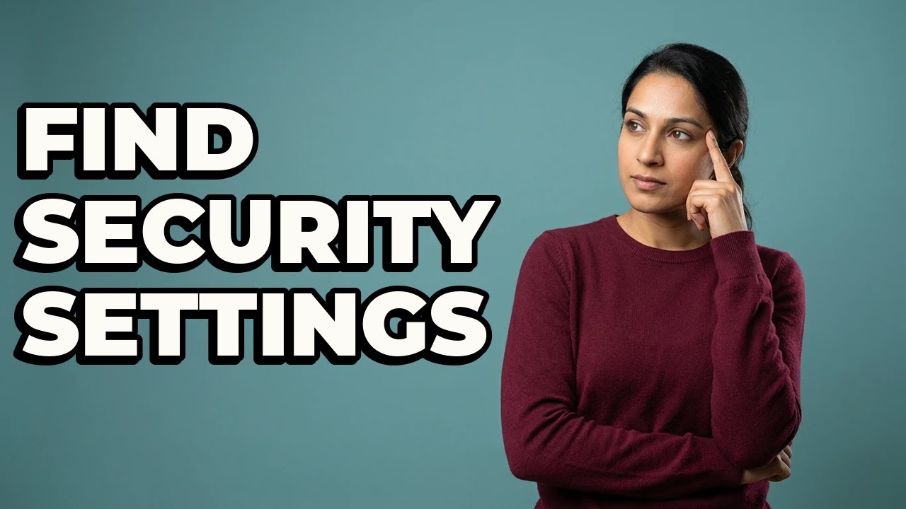 Where Are My Online Account Security Options?