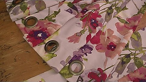 Sewing with Flames: No-Sew Grommet Curtains