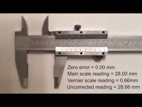 Video: Perbedaan Antara Vernier Caliper Dan Micrometer Screw Gauge