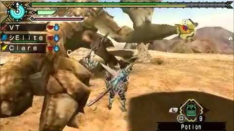 MHP3: Diablos - Long Sword -3 Players