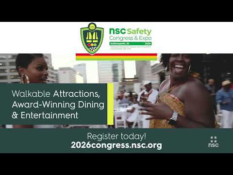 2026 NSC Safety Congress & Expo in Indianapolis, IN – Sept. 11-17