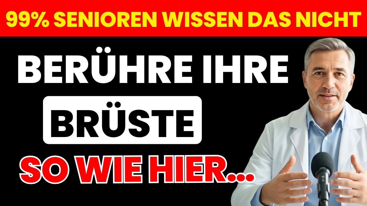 95% der Männer berühren die Brust falsch – Arzt erklärt warum | Senioren Gesundheit