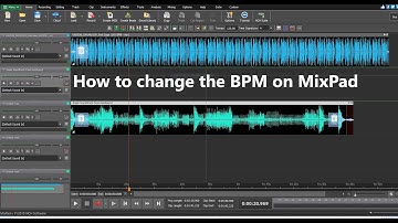 how to change the BPM on Mixpad music software