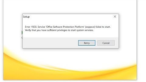 Fix Error 1920: Microsoft Office Service Office Software Protection Platform osppsvc Failed to Start
