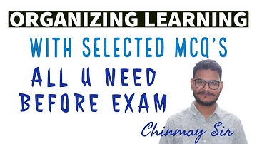 PEDAGOGY | ORGANIZING LEARNING WITH MCQ