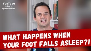 What happens when your foot falls asleep? #shorts