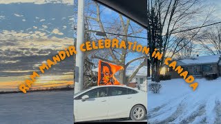 A Day in My Life: Celebrating Ram Mandir Ayodhya in Canada 🇨🇦 by Lenwin & Honey 258 views 3 months ago 5 minutes, 20 seconds