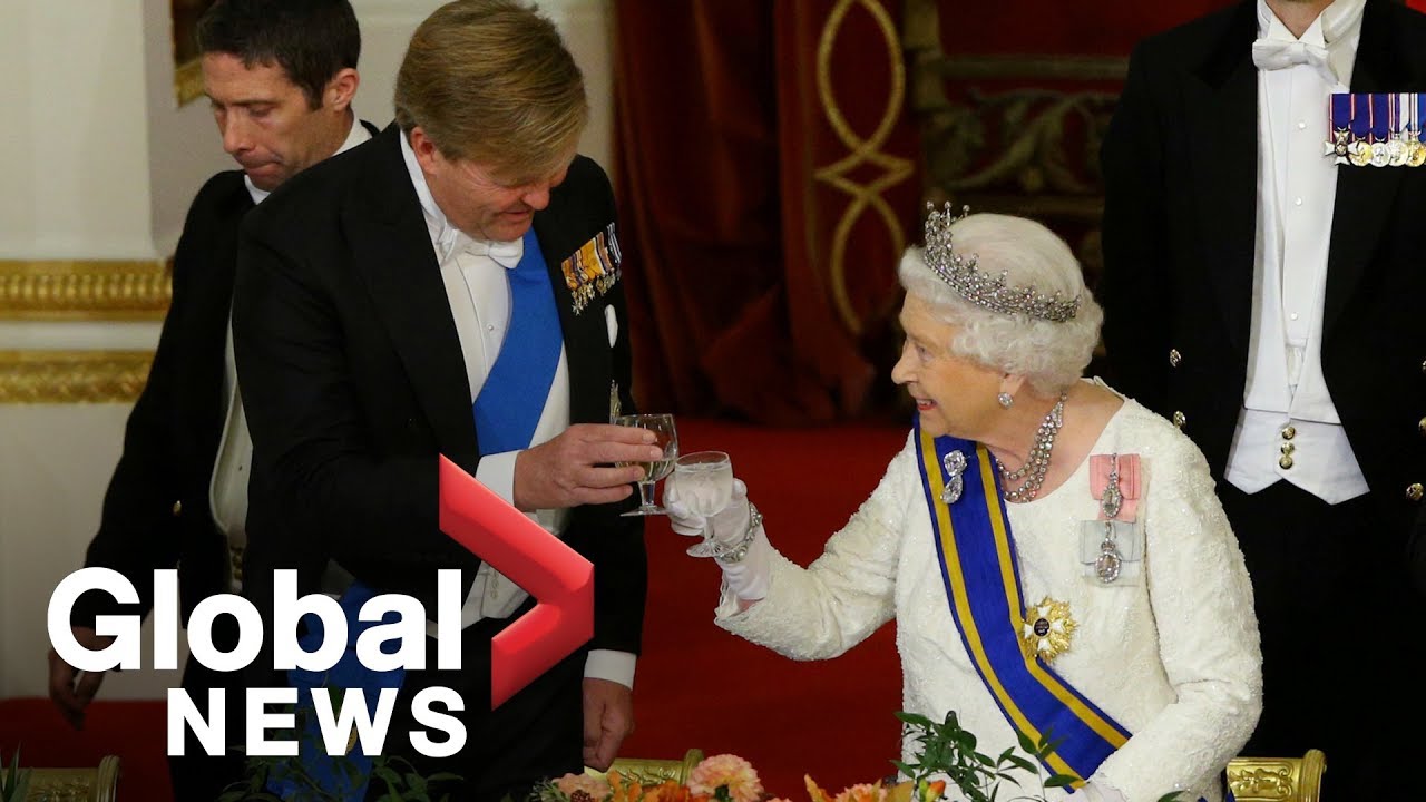 Dutch King And Queen Begin State Visit To Britain Youtube