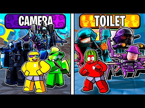 Toilets Vs Cameras In Toilet Tower Defense