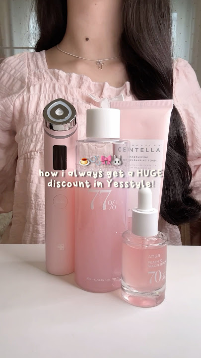 how to get a huge discount in Yesstyle 💕👛 #shorts #yesstyle #kbeauty #koreanskincare #wonyoungism