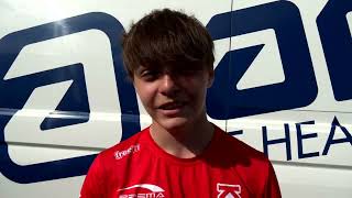 ANDREA DUPE INTERVIEW AFTER EUROPEAN CHAMPIONSHIP R3 (Slovakia Kart center)