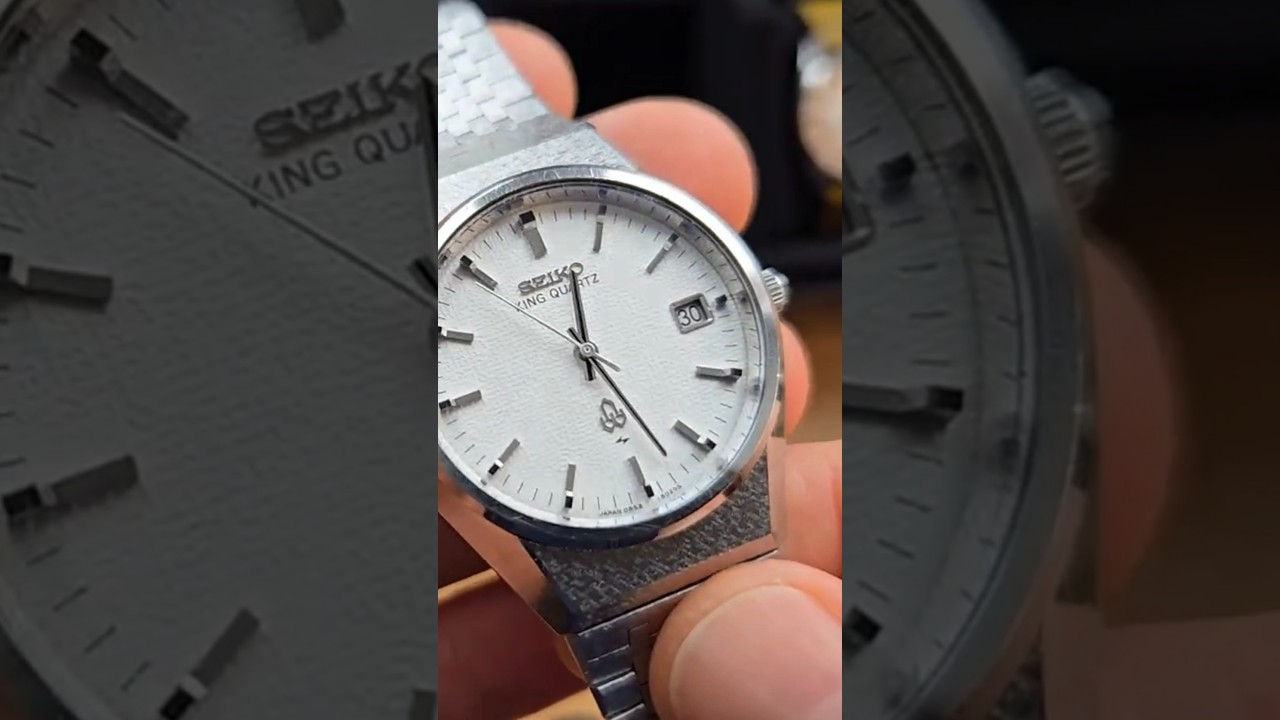рассказываю о своих винтажных часах. это - Seiko king quartz 1976