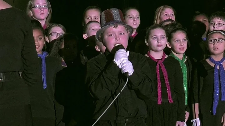 The Kensler Gospel Choir performs the National Ant...