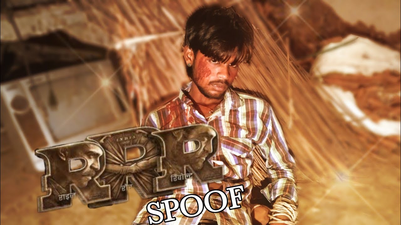 RRR SPOOF | rrr best ever ramcharan fight scene | bye mental | NTR,RamCharan,AjayD, AliaB |